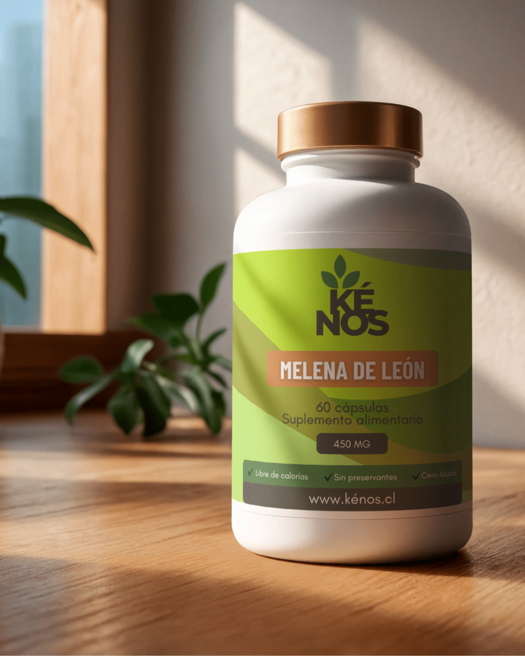 Melena de León 450 mg – Memoria, Concentración y Bienestar Mental