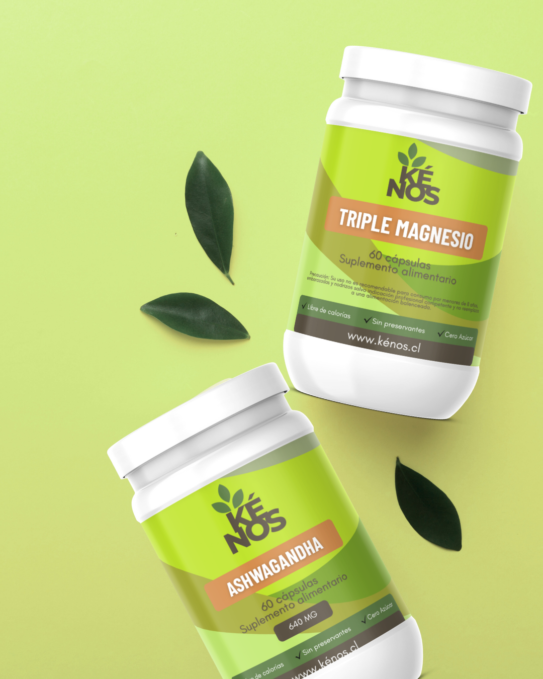 Pack Relajación Natural – Ashwagandha + Triple Magnesio